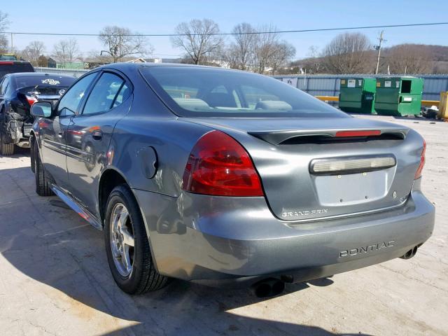 2G2WP522541367640 - 2004 PONTIAC GRAND PRIX GRAY photo 3