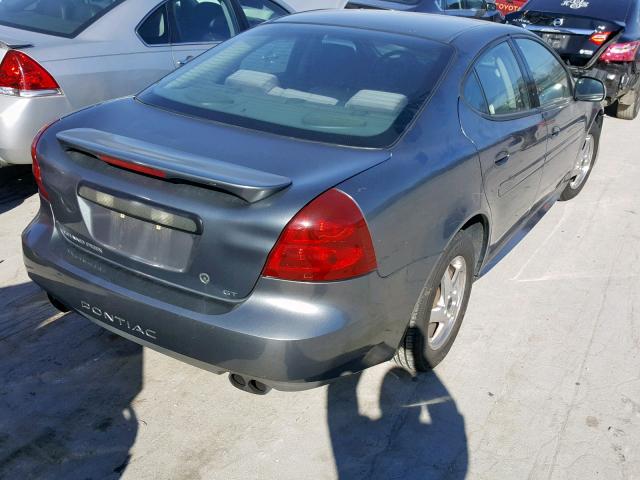 2G2WP522541367640 - 2004 PONTIAC GRAND PRIX GRAY photo 4