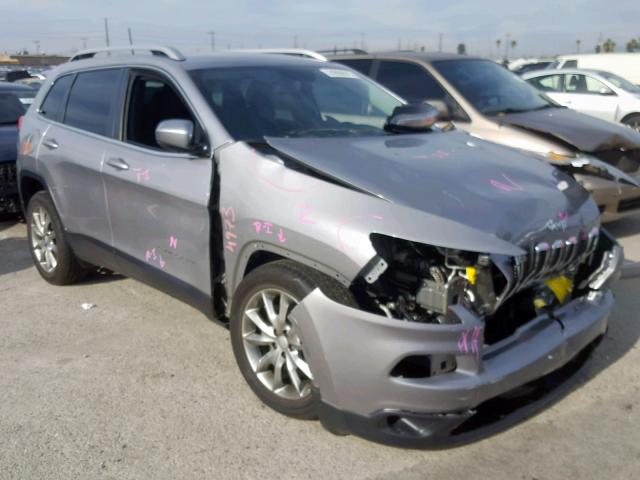 1C4PJLDB2JD557527 - 2018 JEEP CHEROKEE L GRAY photo 1