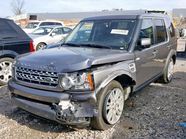 SALAG2D43BA580410 - 2011 LAND ROVER LR4 HSE GRAY photo 2