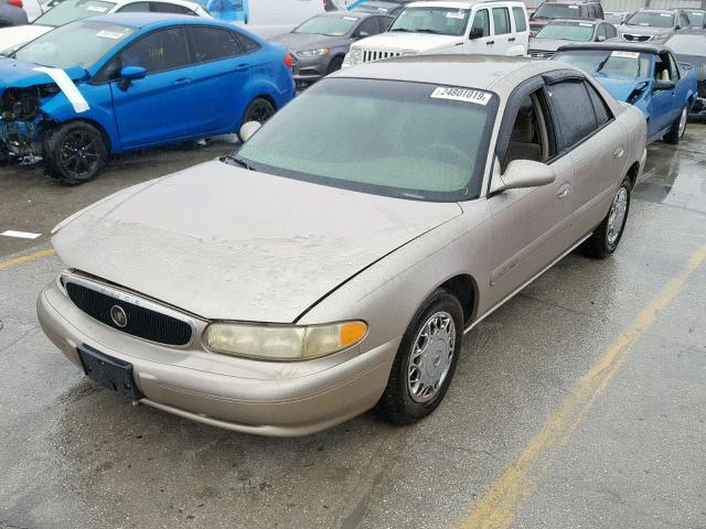 2G4WS52JX21247391 - 2002 BUICK CENTURY CU GOLD photo 2