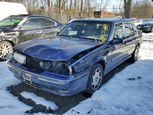 YV1KS9608V1123183 - 1997 VOLVO 960 BLUE photo 2