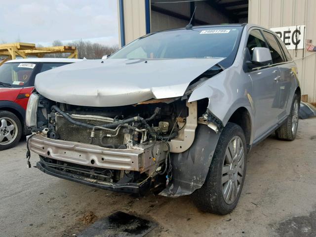 2FMDK49C89BA33917 - 2009 FORD EDGE LIMIT SILVER photo 2