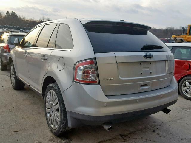 2FMDK49C89BA33917 - 2009 FORD EDGE LIMIT SILVER photo 3