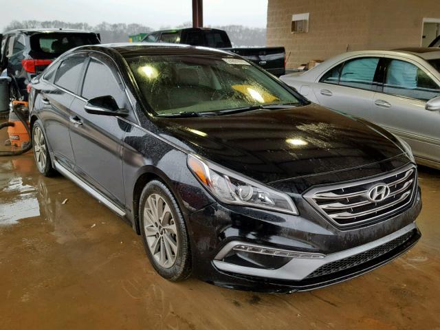 5NPE34AF9GH322124 - 2016 HYUNDAI SONATA SPO BLACK photo 1