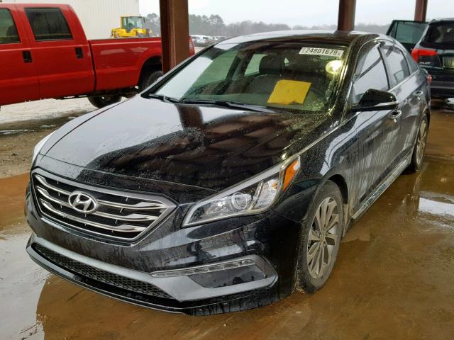 5NPE34AF9GH322124 - 2016 HYUNDAI SONATA SPO BLACK photo 2