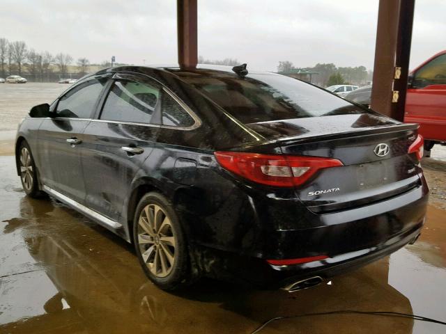 5NPE34AF9GH322124 - 2016 HYUNDAI SONATA SPO BLACK photo 3