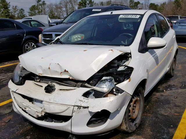 JM1DE1KZ3E0179114 - 2014 MAZDA MAZDA2 SPO WHITE photo 2