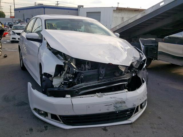 3VWLZ7AJ5BM350112 - 2011 VOLKSWAGEN JETTA SEL WHITE photo 1