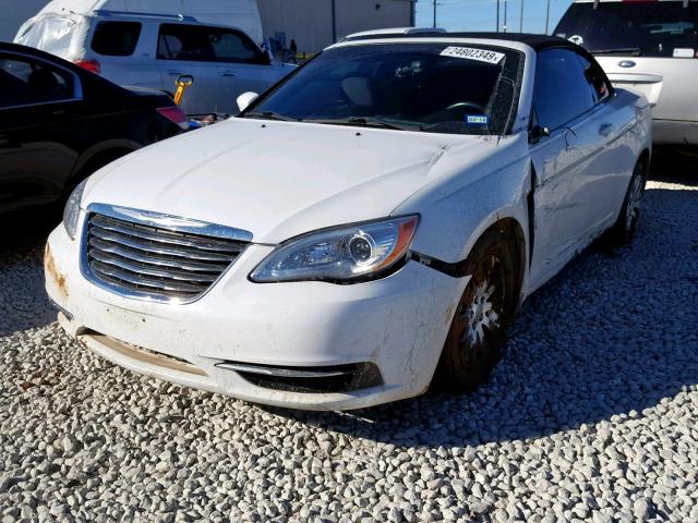 1C3BCBEB6CN233270 - 2012 CHRYSLER 200 TOURIN WHITE photo 2