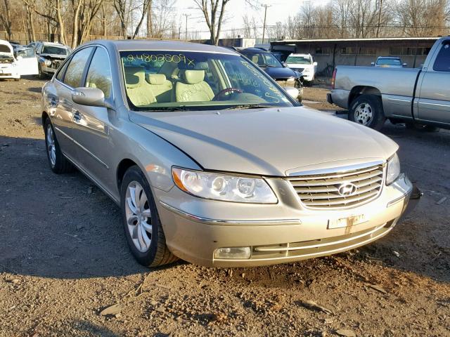 KMHFC46F48A320394 - 2008 HYUNDAI AZERA SE GOLD photo 1