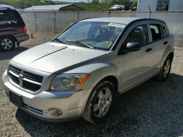 1B3HB48BX7D259402 - 2007 DODGE CALIBER SX SILVER photo 2