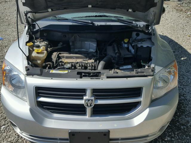 1B3HB48BX7D259402 - 2007 DODGE CALIBER SX SILVER photo 7