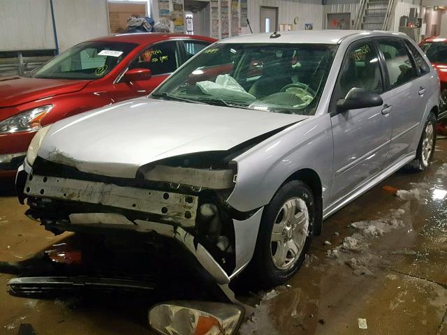 1G1ZT64845F326415 - 2005 CHEVROLET MALIBU MAX 银色 照片 2