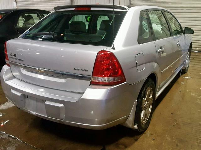 1G1ZT64845F326415 - 2005 CHEVROLET MALIBU MAX 银色 照片 4