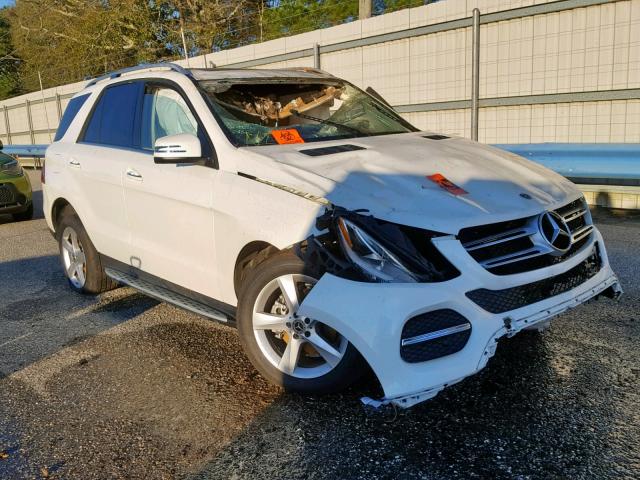 4JGDA5JB3JB148818 - 2018 MERCEDES-BENZ GLE 350 WHITE photo 1