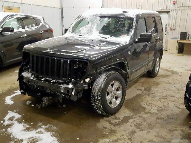 1J4PN2GK0BW533348 - 2011 JEEP LIBERTY SP BLACK photo 2