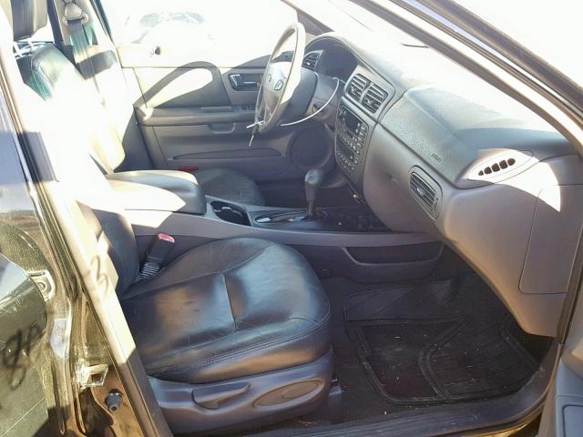 1FAFP56S7YA239312 - 2000 FORD TAURUS SEL BLACK photo 5