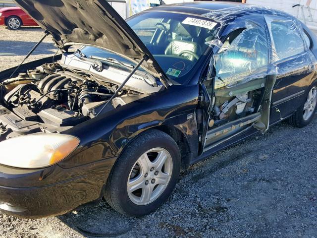 1FAFP56S7YA239312 - 2000 FORD TAURUS SEL BLACK photo 9