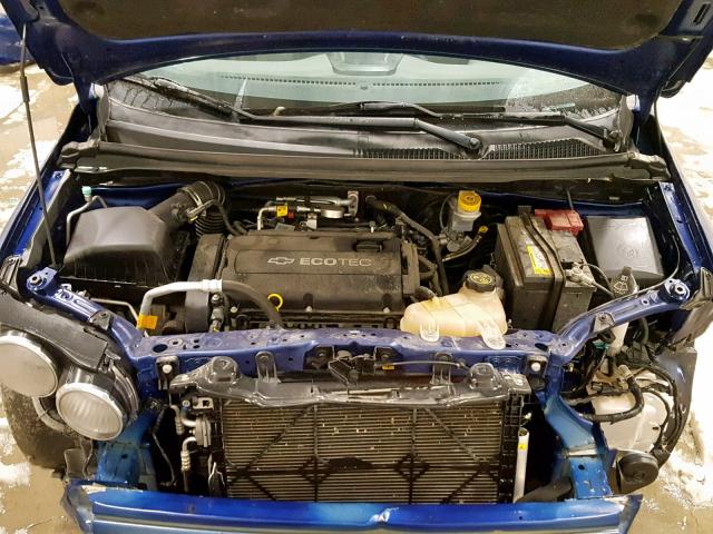 1G1JB6SH3C4223286 - 2012 CHEVROLET SONIC LS 蓝色 照片 7