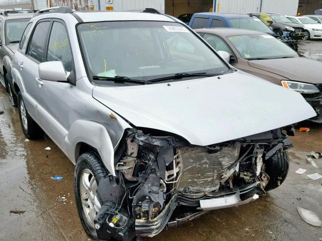 KNDJF723487484874 - 2008 KIA SPORTAGE E SILVER photo 1