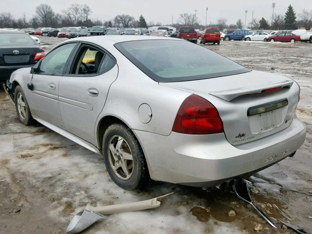 2G2WP522341133268 - 2004 PONTIAC GRAND PRIX SILVER photo 3