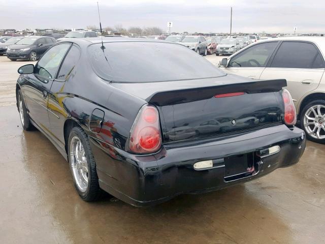 2G1WW12E119120722 - 2001 CHEVROLET MONTE CARL 黑色 照片 3