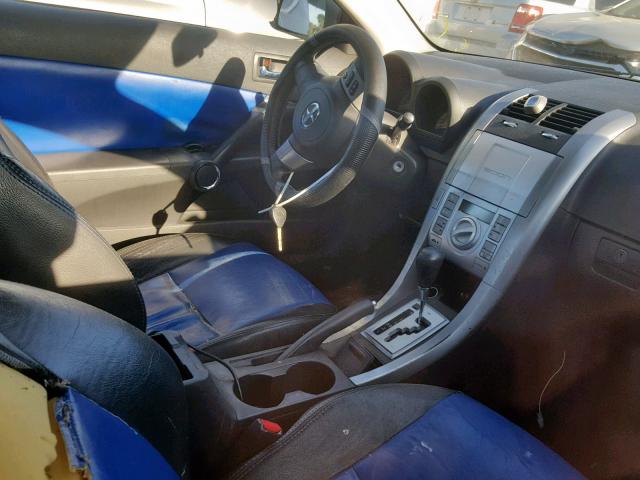 JTKDE167560063920 - 2006 TOYOTA SCION TC BLUE photo 5