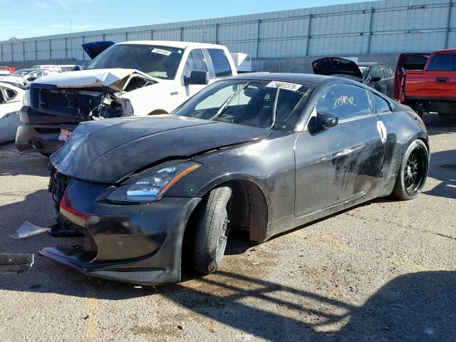 JN1AZ34D33T116954 - 2003 NISSAN 350Z COUPE BLACK photo 2