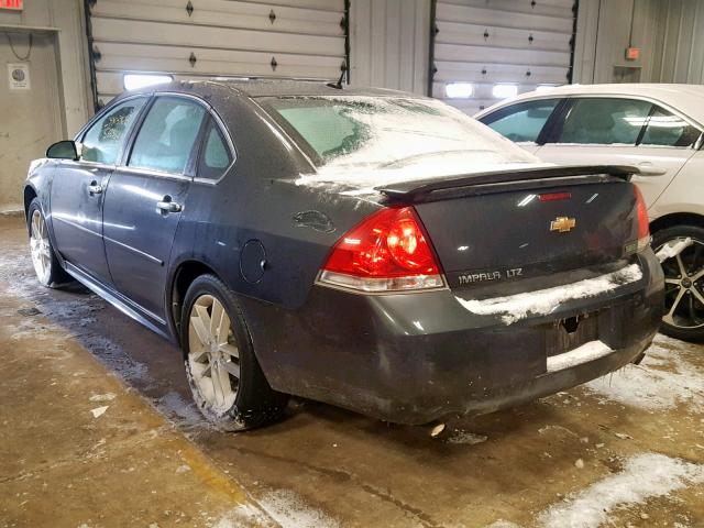 2G1WC5E3XD1204003 - 2013 CHEVROLET IMPALA LTZ CHARCOAL photo 3