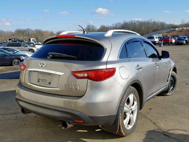 JN8AS1MW2BM732763 - 2011 INFINITI FX35 GRAY photo 4