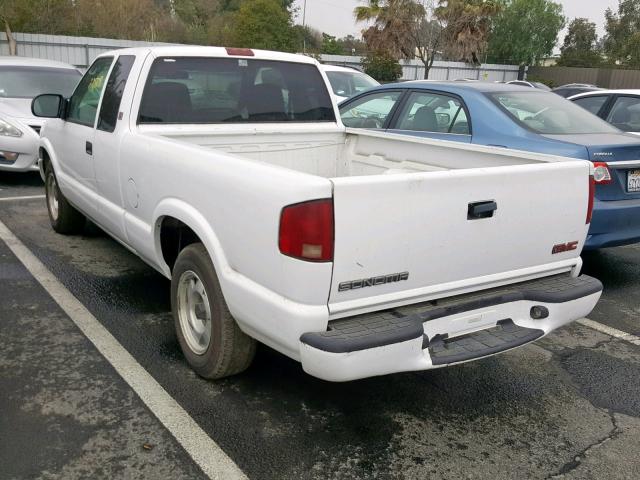 1GTCS1956Y8315622 - 2000 GMC SONOMA WHITE photo 3