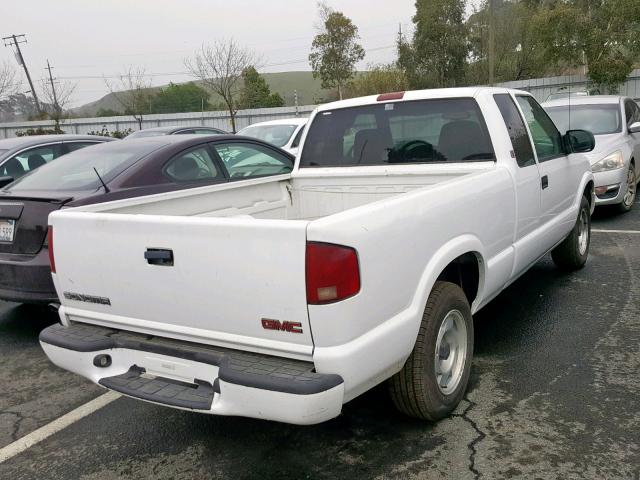 1GTCS1956Y8315622 - 2000 GMC SONOMA WHITE photo 4