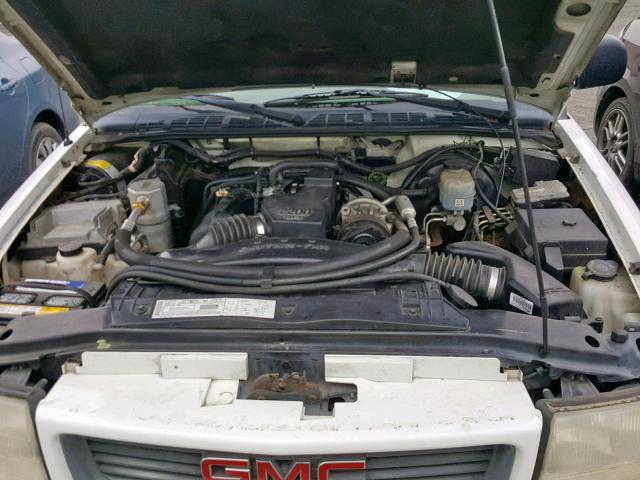 1GTCS1956Y8315622 - 2000 GMC SONOMA WHITE photo 7