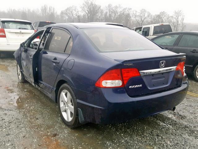 19XFA1F60AE044551 - 2010 HONDA CIVIC LX-S أزرق صورة 3