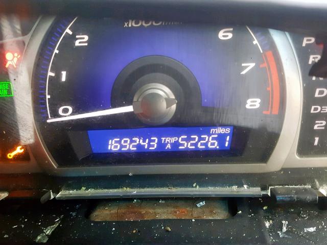 19XFA1F60AE044551 - 2010 HONDA CIVIC LX-S أزرق صورة 8