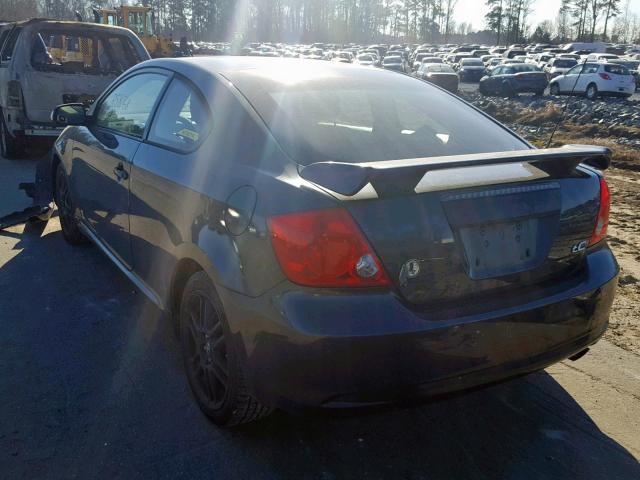 JTKDE167150039726 - 2005 TOYOTA SCION TC შავი ფოტო 3
