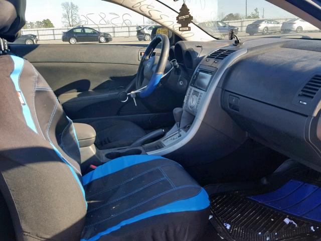 JTKDE167150039726 - 2005 TOYOTA SCION TC შავი ფოტო 5