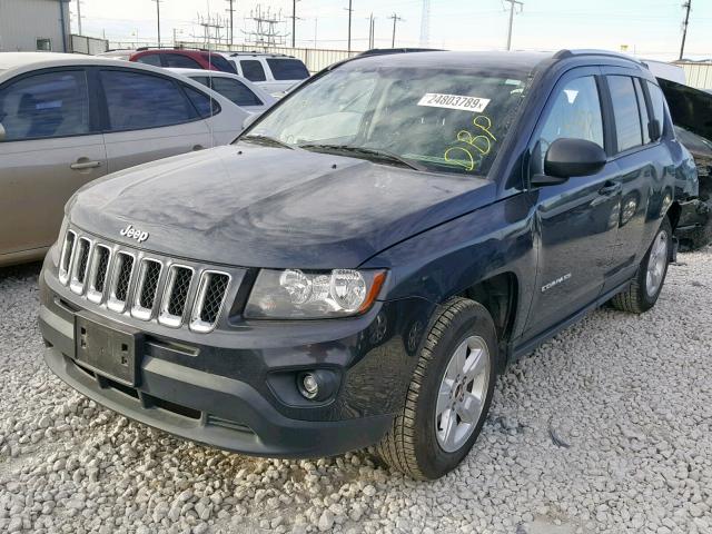 1C4NJCBA0ED727472 - 2014 JEEP COMPASS SP GRAY photo 2