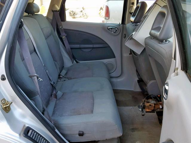 3A4FY58B26T225189 - 2006 CHRYSLER PT CRUISER SILVER photo 6