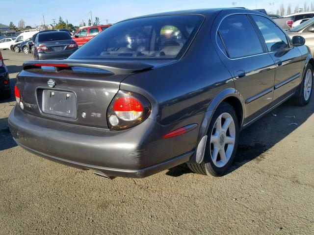 JN1CA31A71T105365 - 2001 NISSAN MAXIMA GXE CHARCOAL photo 4