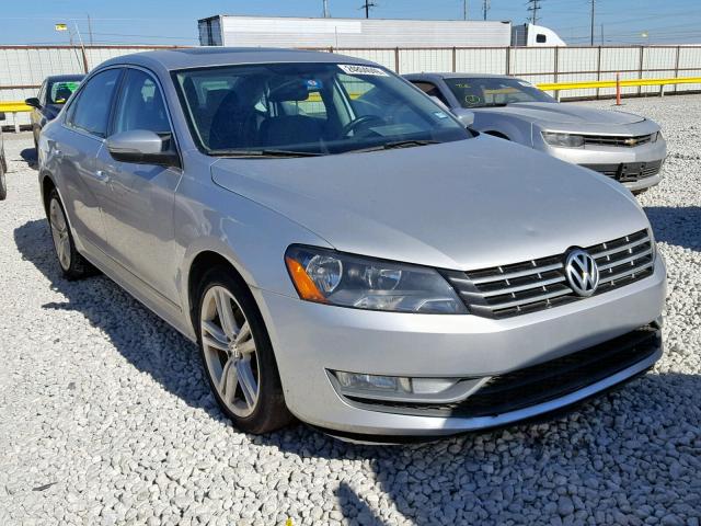 1VWBN7A36EC034815 - 2014 VOLKSWAGEN PASSAT SE SILVER photo 1