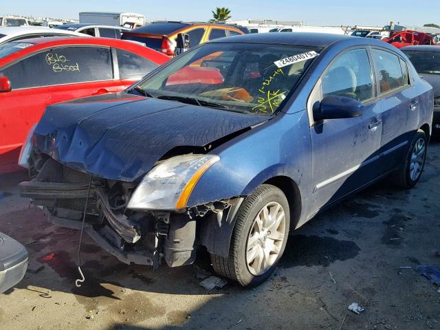 3N1AB6AP1CL722746 - 2012 NISSAN SENTRA 2.0 BLUE photo 2