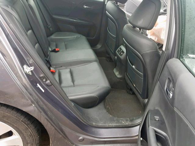 1HGCR2F8XEA015359 - 2014 HONDA ACCORD EXL GRAY photo 6