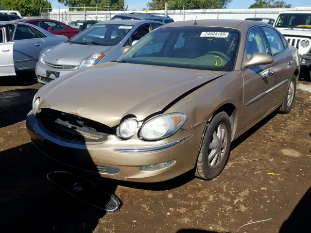 2G4WD562551215935 - 2005 BUICK LACROSSE C GOLD photo 2