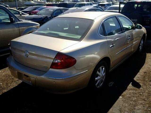 2G4WD562551215935 - 2005 BUICK LACROSSE C GOLD photo 4