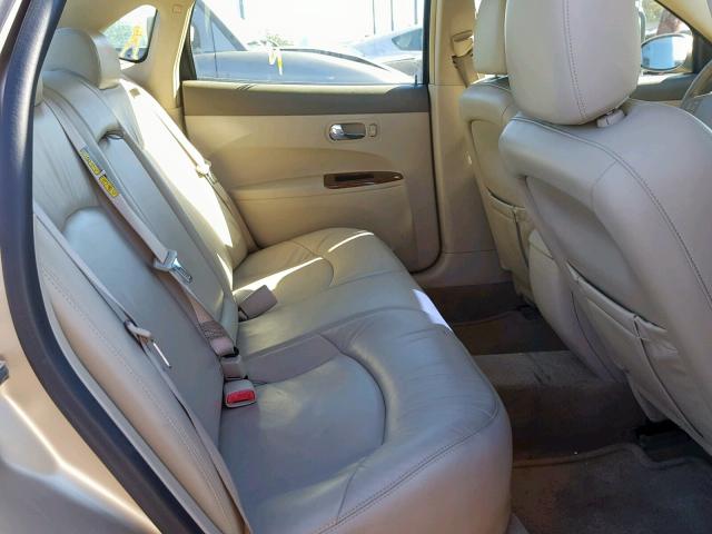 2G4WD562551215935 - 2005 BUICK LACROSSE C GOLD photo 6