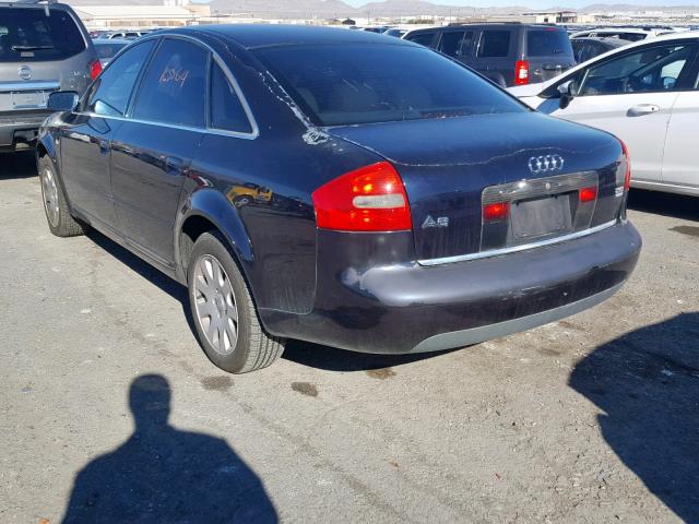 WAUEH64B61N122120 - 2001 AUDI A6 2.8 QUA BLUE photo 3