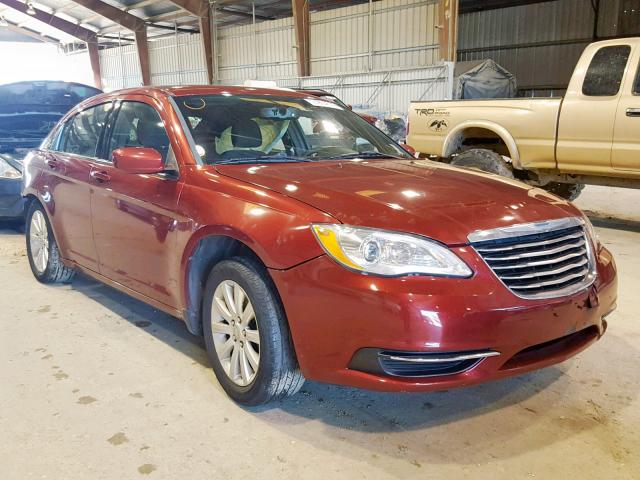 1C3CCBBB6DN654819 - 2013 CHRYSLER 200 TOURIN RED photo 1