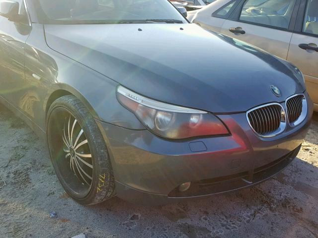 WBANF33506CS35760 - 2006 BMW 525 XI GRAY photo 9